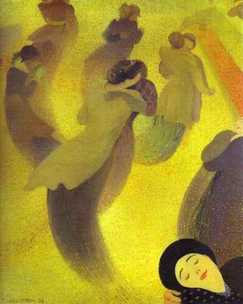 Félix Vallotton, La Valse, 1893, huile sur toile, 61 x 50 cm, Le Havre, MuMa - Musée d’art moderne André-Malraux, collection Senn © MuMa, Le Havre / photo Florian Kleinefenn 